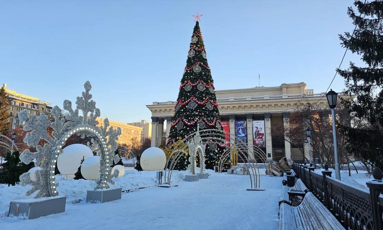 Фото Новосибирск встречает зиму: фоторепортаж с праздничных улиц 4